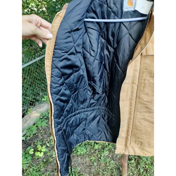 Carhartt Quilted Duck Canvas Jacket Coat No Tag Fits Like L/XL Mens - Picture 5 of 9